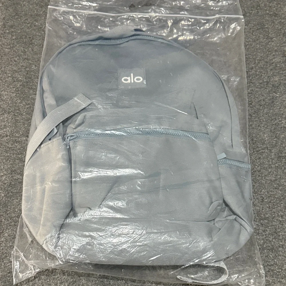 🩶 Alo Yoga City Zen Backpack — Slate Gray NWOT - Picture 6 of 7